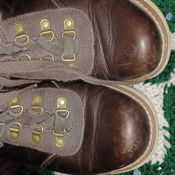 Timberland Lace-up. Women Boots. Anti-fatigue beautiful brown leather 7 Comfy - Picture 5 of 7